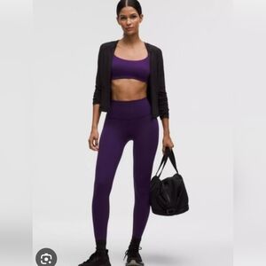 Lululemon Wunder Train 28" Leggings, Size 4, NWT. Deep Court Purple
